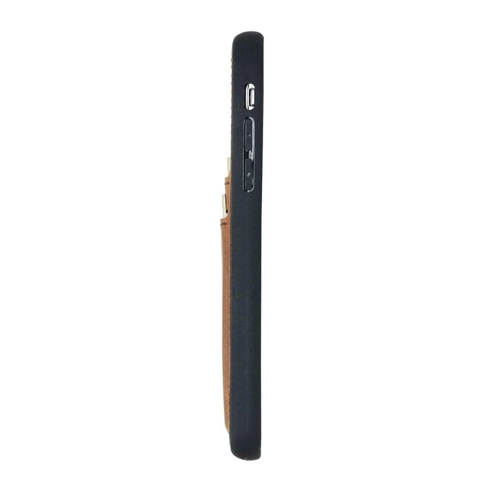 Bouletta Apple iPhone X and iPhone XS Leather Back Cover with Card Holder
