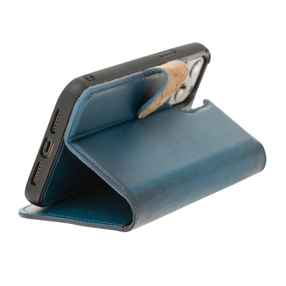 Magic iPhone 12 / 12 Pro Detachable Leather Wallet Case – 3-Card