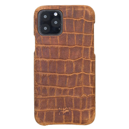 Bouletta Bouletta Fully Leather Back Cover for Apple iPhone 11 Series iPhone 11 Pro / Dragon Mustard
