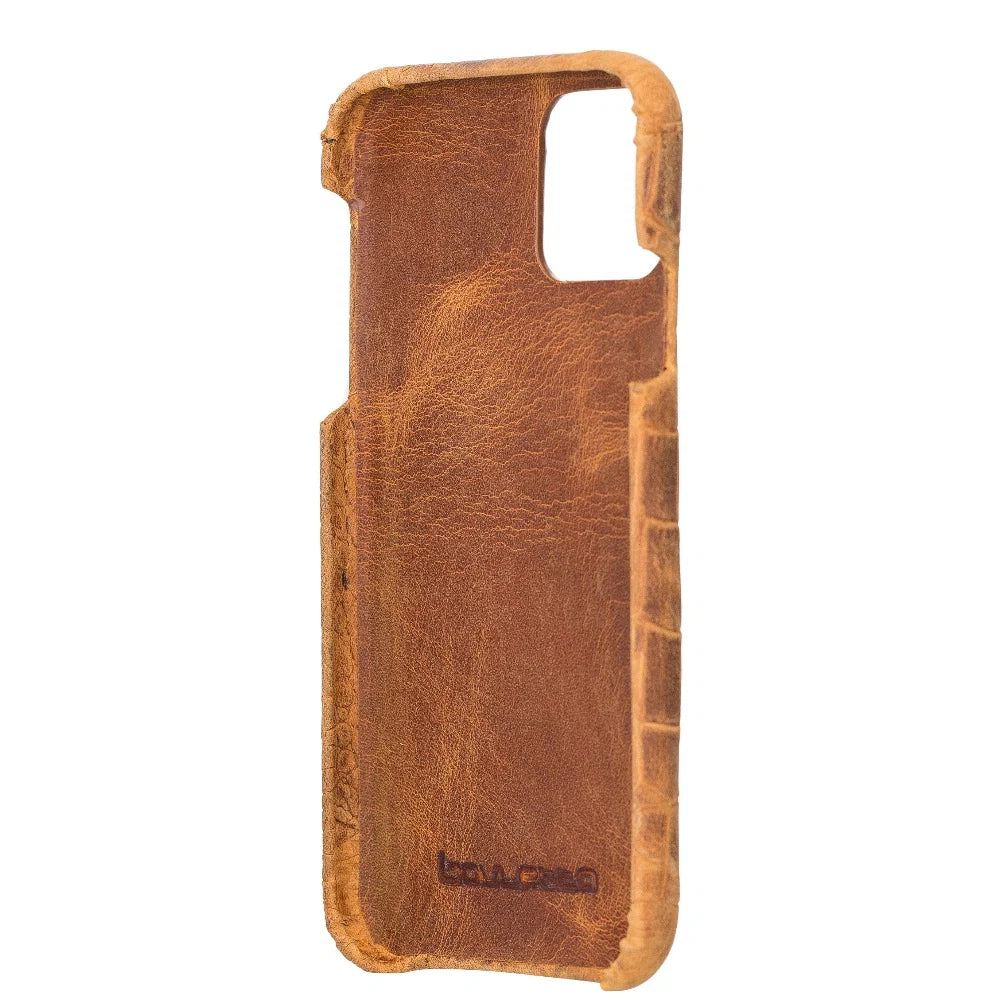 Bouletta Bouletta Fully Leather Back Cover for Apple iPhone 11 Series