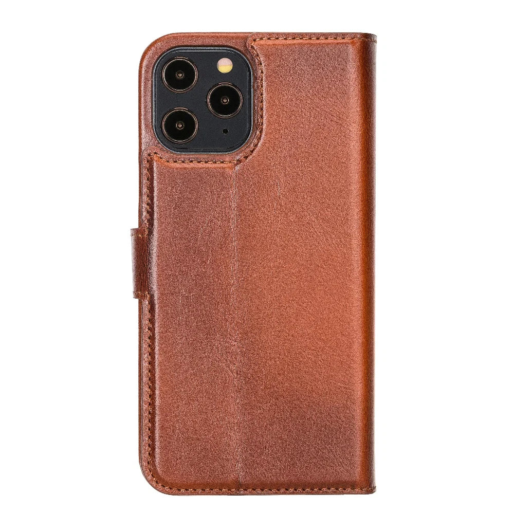 Bouletta F360 Magnetic Detachable Leather Wallet Cases for Apple iPhone 12 Series iPhone 12 Promax / Black