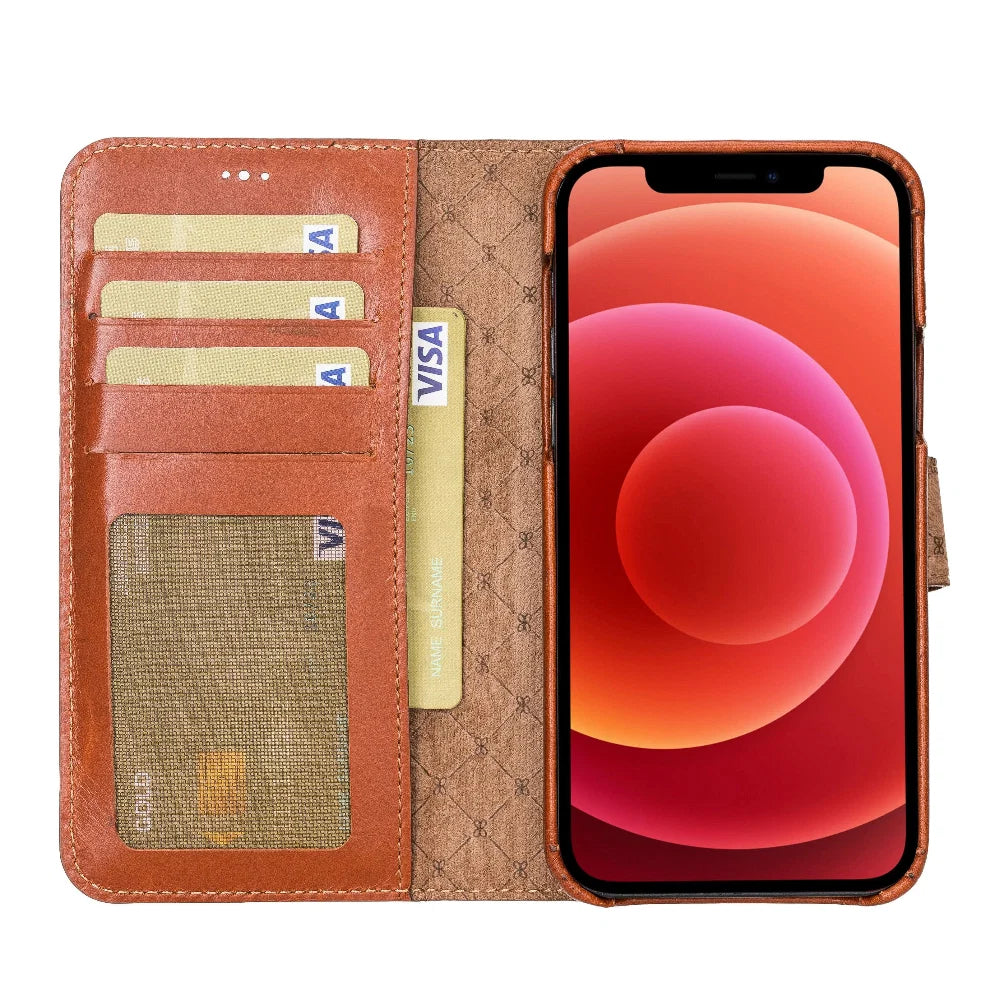 Bouletta F360 Magnetic Detachable Leather Wallet Cases for Apple iPhone 12 Series