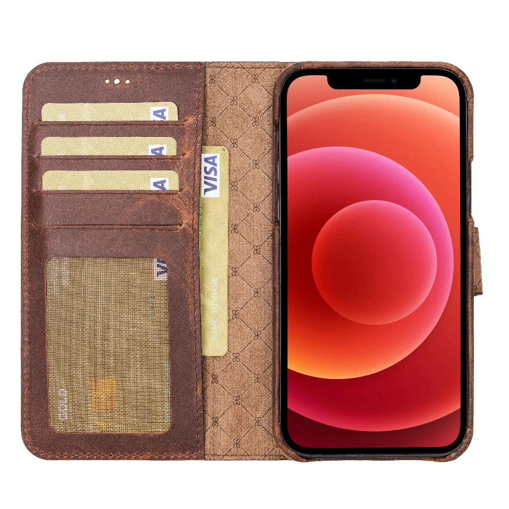 Bouletta F360 Magnetic Detachable Leather Wallet Cases for Apple iPhone 12 Series