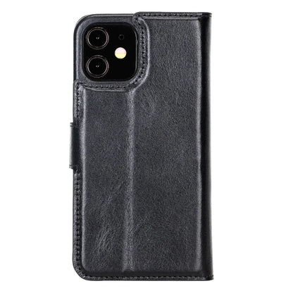 Bouletta F360 Magnetic Detachable Leather Wallet Cases for Apple iPhone 12 Series iPhone 12 / Tan