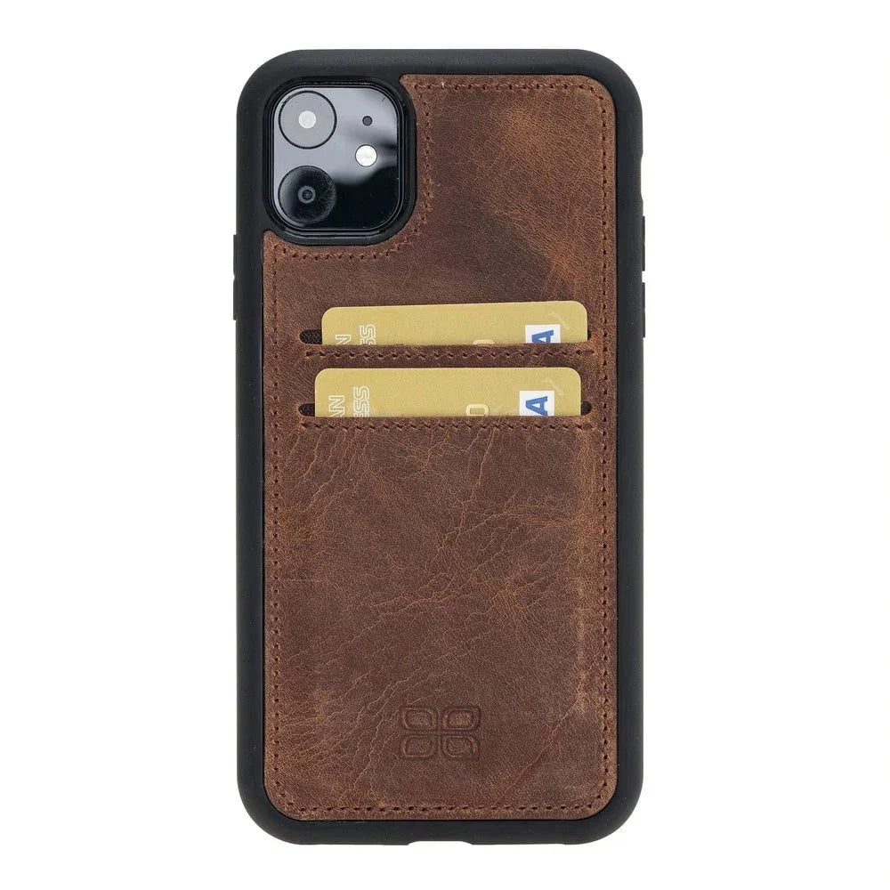 Bouletta Bouletta Flexible Leather Back Cover With Card Holder for iPhone 11 Series