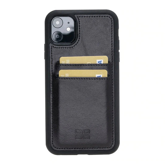 Bouletta Bouletta Flexible Leather Back Cover With Card Holder for iPhone 11 Series