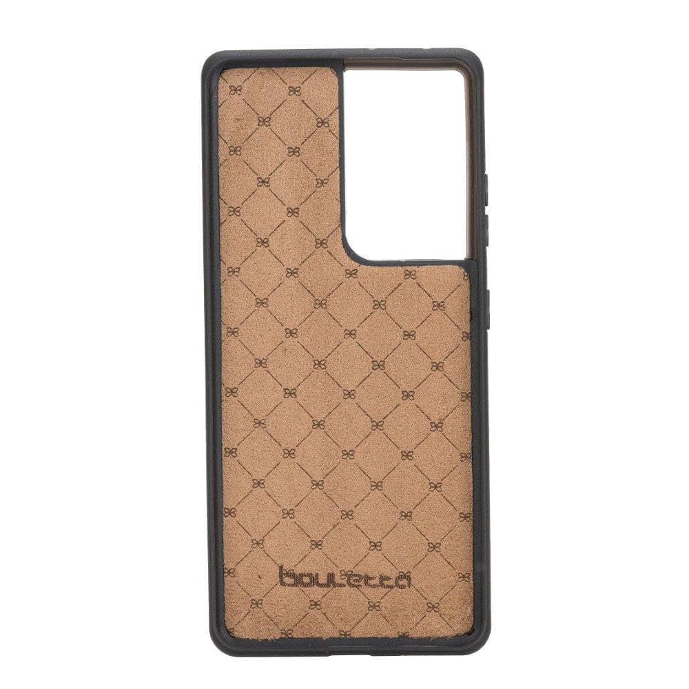 Bouletta Flex Cover Back with Card Holder Leather Cases for Samsung Galaxy S21 Series S21 Ultra 6.8" / Tan
