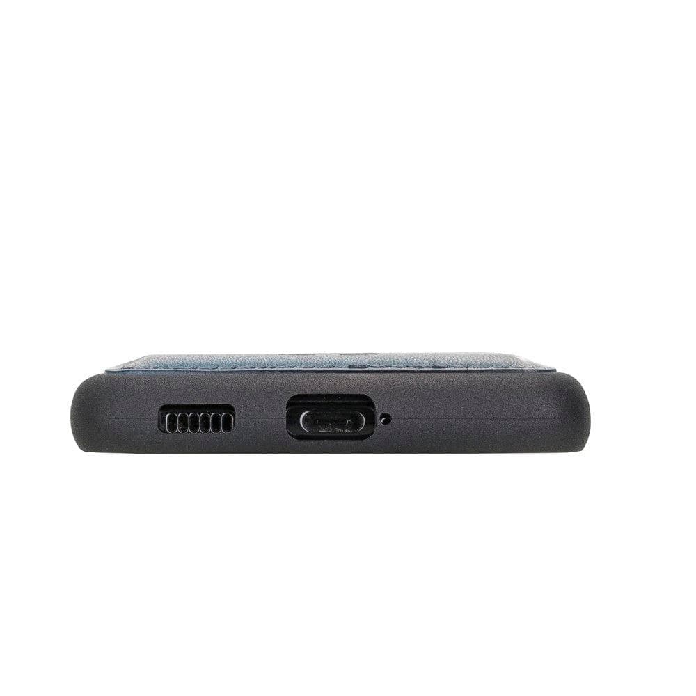Bouletta Flex Cover Back with Card Holder Leather Cases for Samsung Galaxy S21 Series S21 Plus 6.7" / Gray