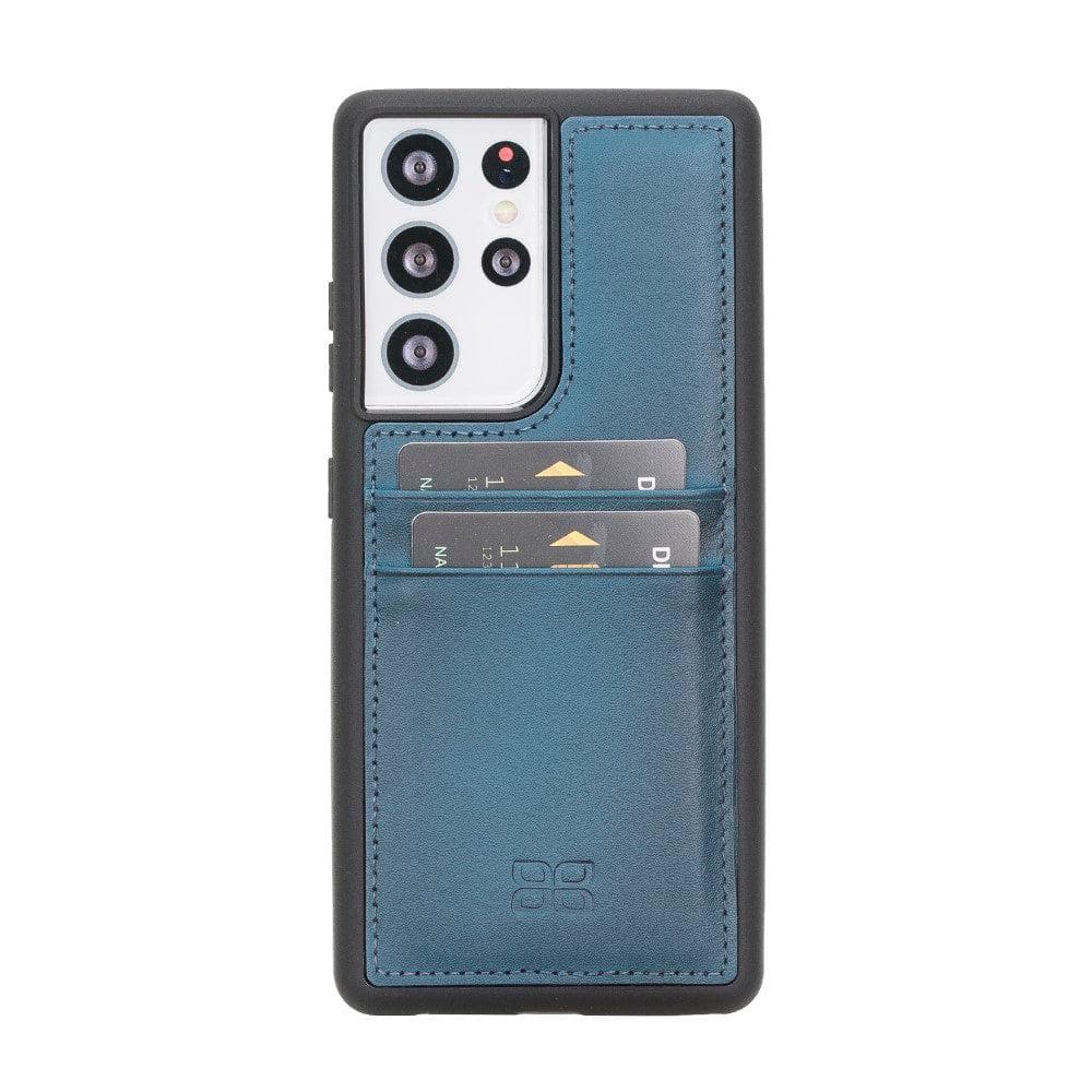 Bouletta Flex Cover Back with Card Holder Leather Cases for Samsung Galaxy S21 Series