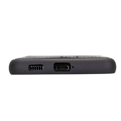 Bouletta Flex Cover Back with Card Holder Leather Cases for Samsung Galaxy S21 Series S21 Plus 6.7" / Dark Brown