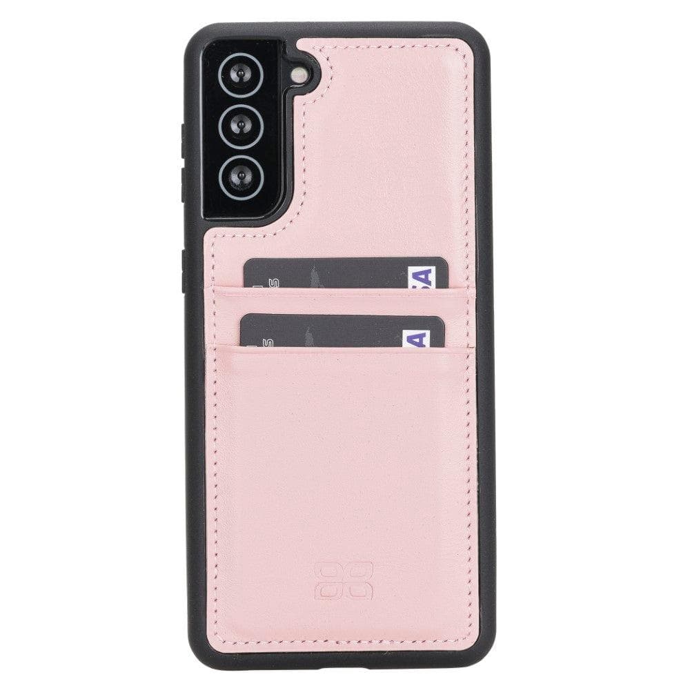 Bouletta Flex Cover Back with Card Holder Leather Cases for Samsung Galaxy S21 Series