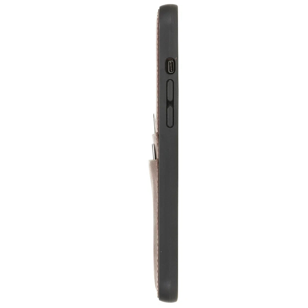 Bouletta Flexible Leather Back Cover with Card Holder for iPhone 12 Series