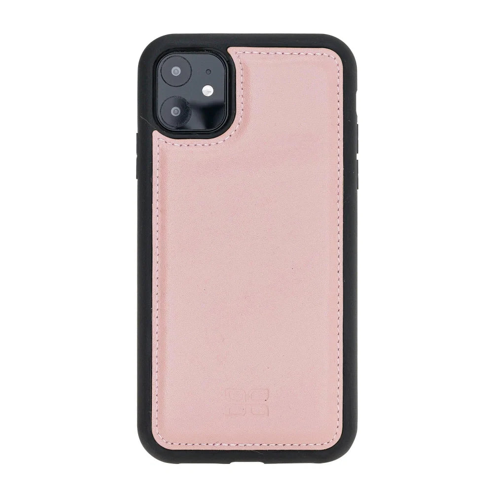 Bouletta Flex Cover Leather Back Cover Case for Apple iPhone 11 Series iPhone 11 6.1" / Pink
