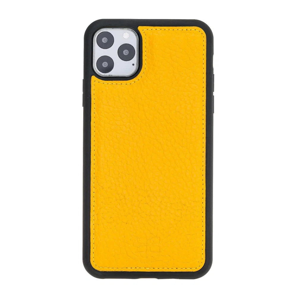 Bouletta Flex Cover Leather Back Cover Case for Apple iPhone 11 Series iPhone 11 Promax 6.5" / Yellow