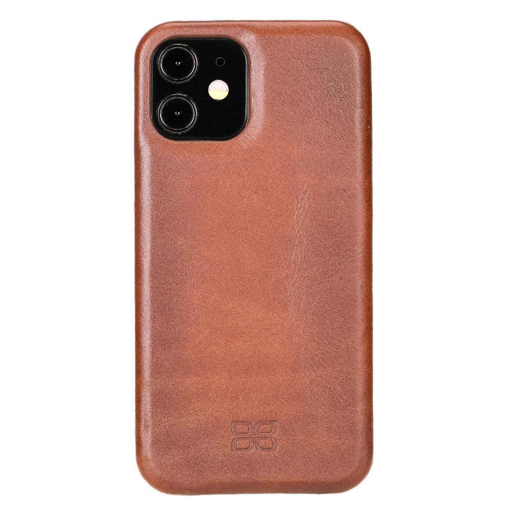 Bouletta Fully Leather Back Cover for Apple iPhone 12 Series iPhone 12 Pro Max / Tan