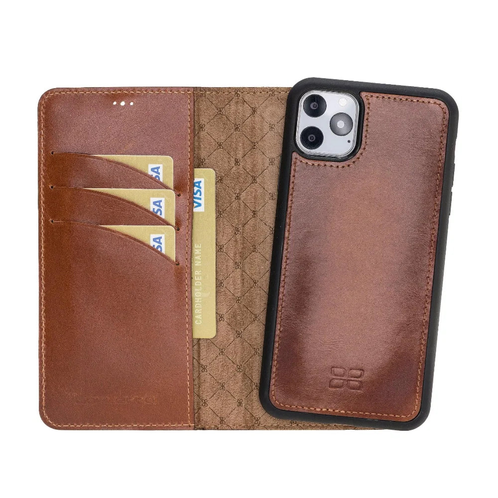 Bouletta Magnetic Detachable Leather Phone Case for Apple iPhone 11 Series iPhone 11 Pro Max / Blue