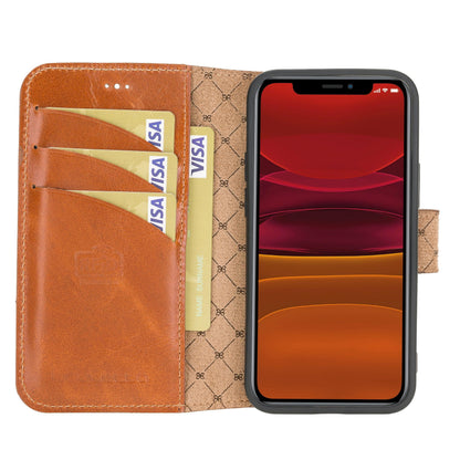 Bouletta Non Detachable Leather Wallet Cases for Apple iPhone 12 Series iPhone 12 Pro Max / Tan