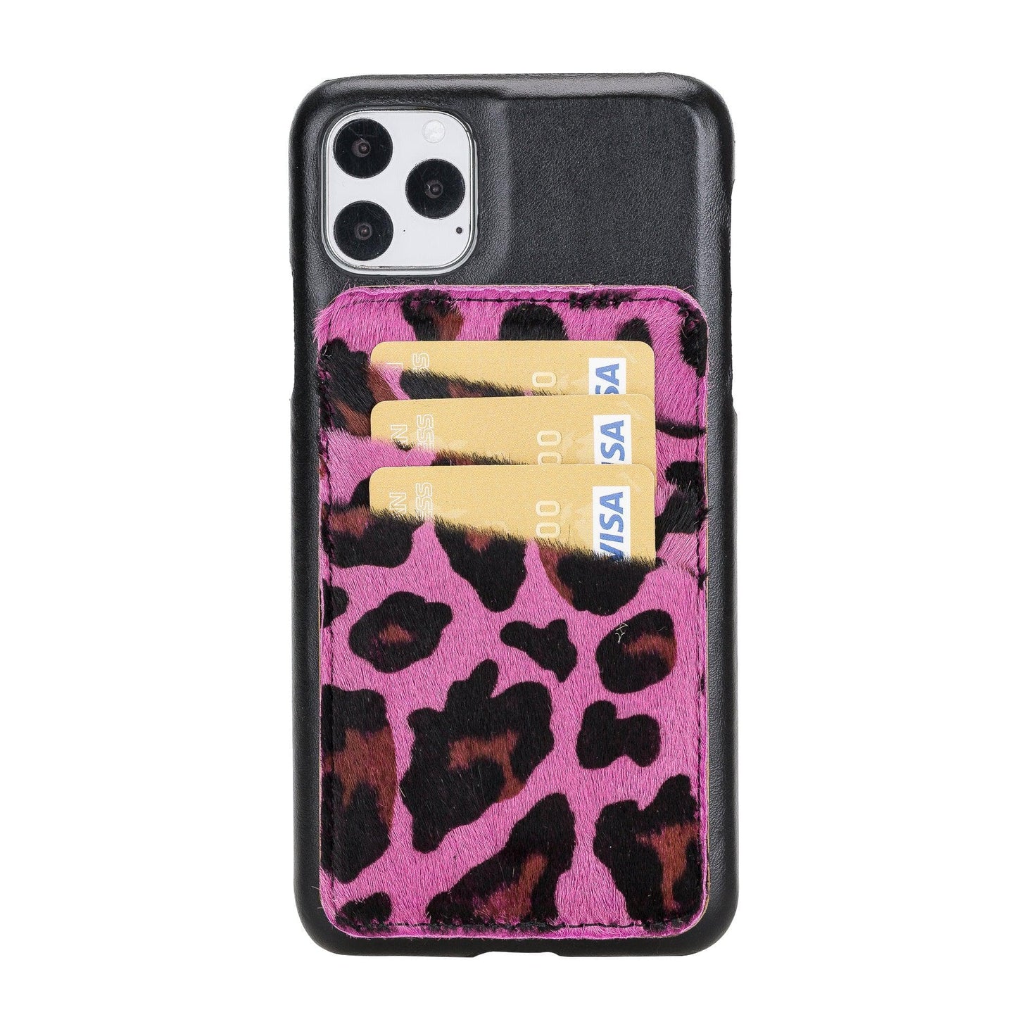 Bouletta Ultimate Jacket Cases with Detachable Card Holder for iPhone 11 Series iPhone 11 Pro Max / Brown-Cheetah