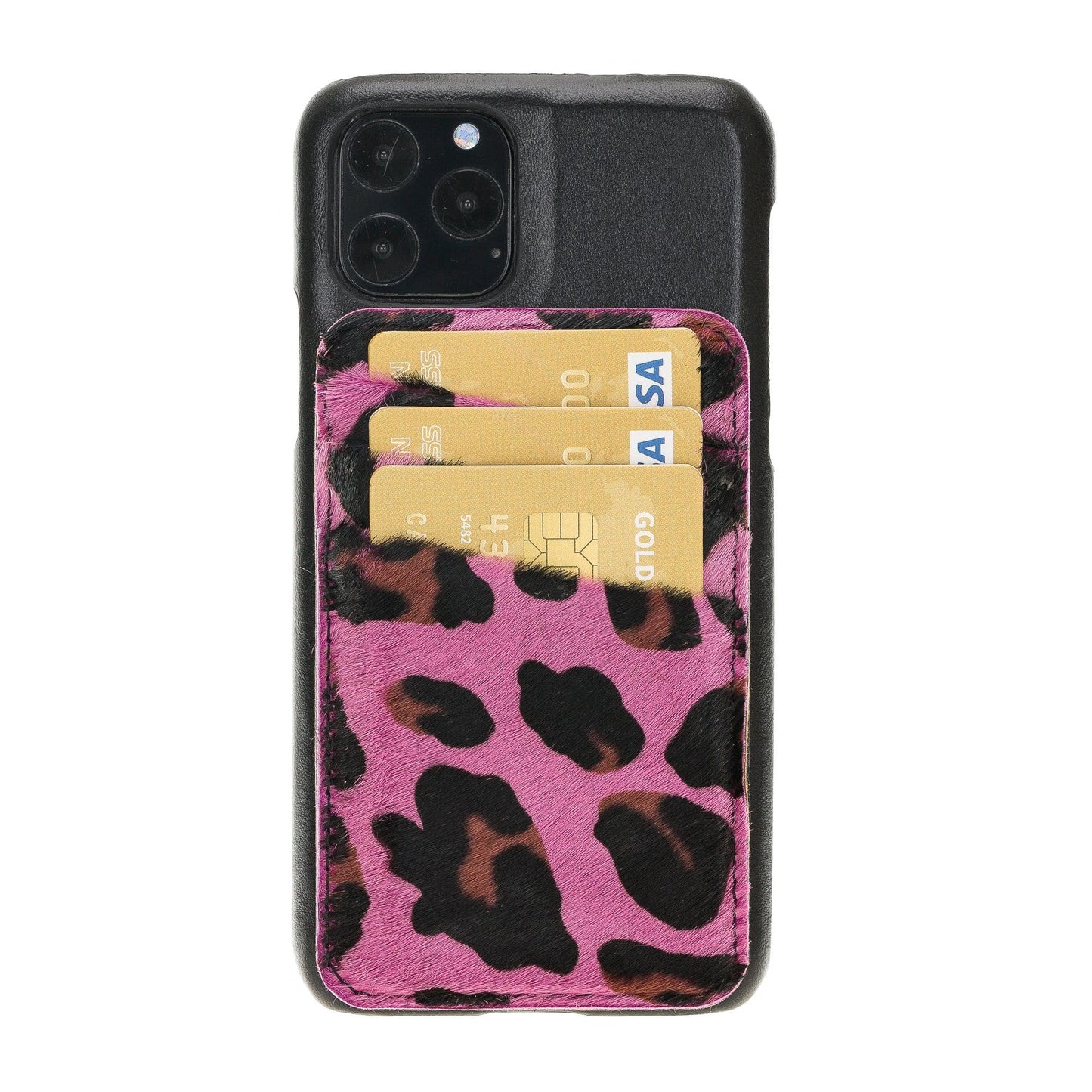 Bouletta Ultimate Jacket Cases with Detachable Card Holder for iPhone 11 Series iPhone 11 Pro Max / Brown-Cheetah