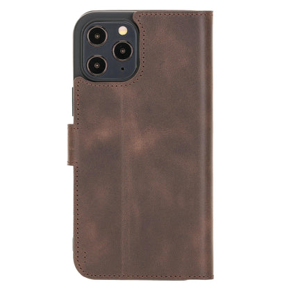 Bouletta Non Detachable Leather Wallet Cases for Apple iPhone 12 Series iPhone 12 Pro - iPhone 12 / Tan