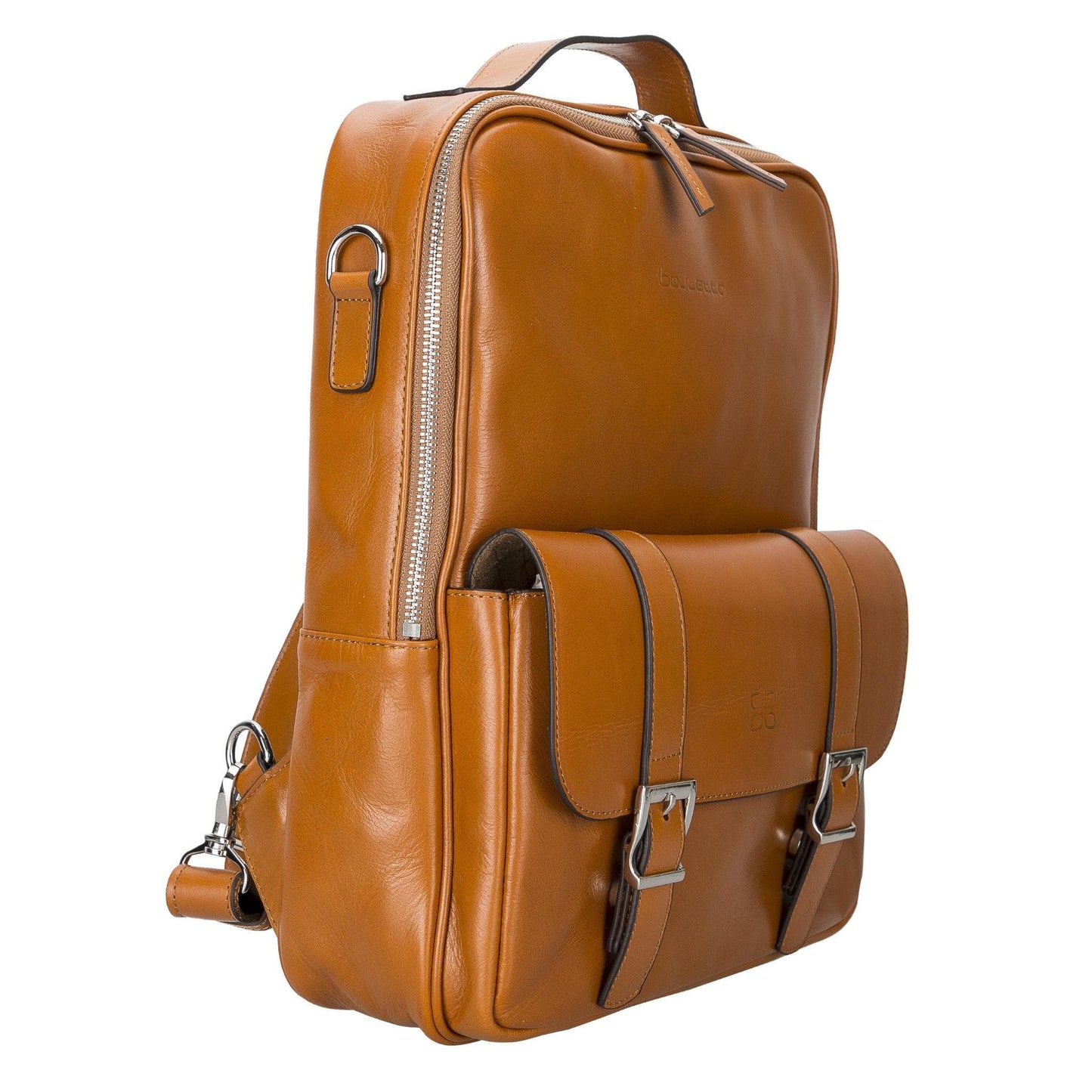 Bouletta Molde Unisex Genuine Leather Backpack for Daily Life or Laptop / MacBook Black