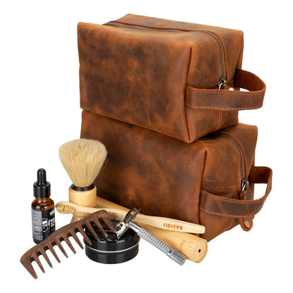 Eve Extra Large Leather Toiletry Bag