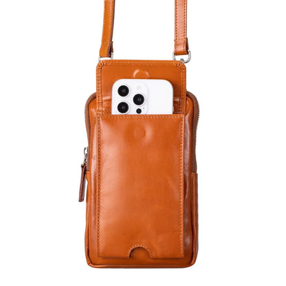 Nino Leather Phone Crossbody Bag