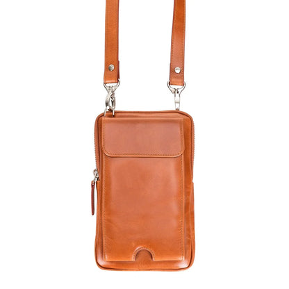 Nino Leather Phone Crossbody Bag