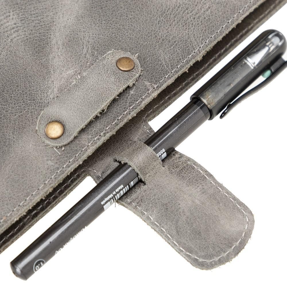Bouletta Lonni Luxury Genuine Leather Agenda Cover - S/M/L Sizes Antic Brown / S
