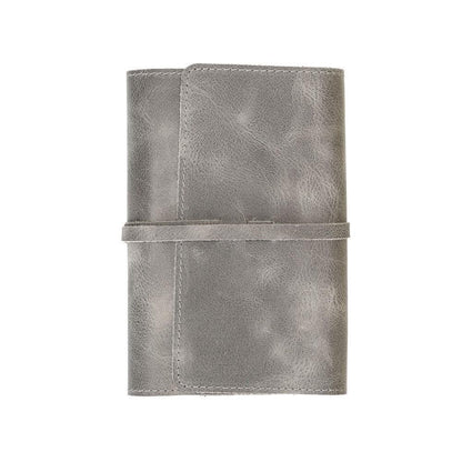 Bouletta Nanny Luxury Genuine Leather Agenda Cover - S/M/L Sizes Tiguan Gray / S