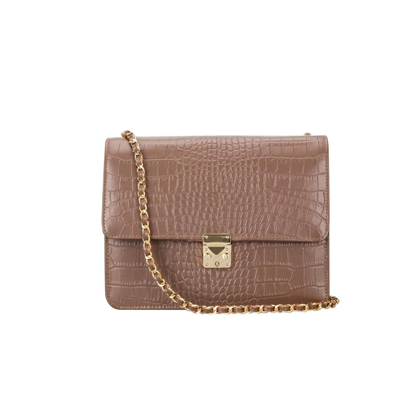 Bouletta Oxi Geniune Leather Women’s Bag Black Croc