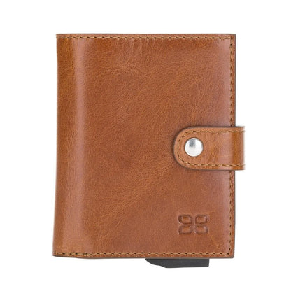 Bouletta Palermo Zip Mechanical Leather Card Holder