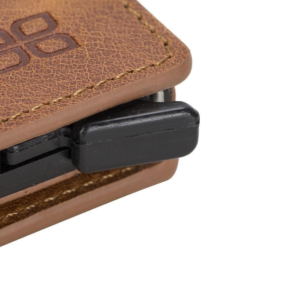 Bouletta Palermo Zip Mechanical Leather Card Holder