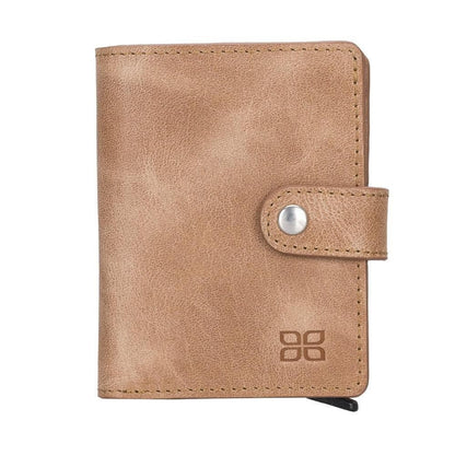 Bouletta Palermo Zip Mechanical Leather Card Holder TN10
