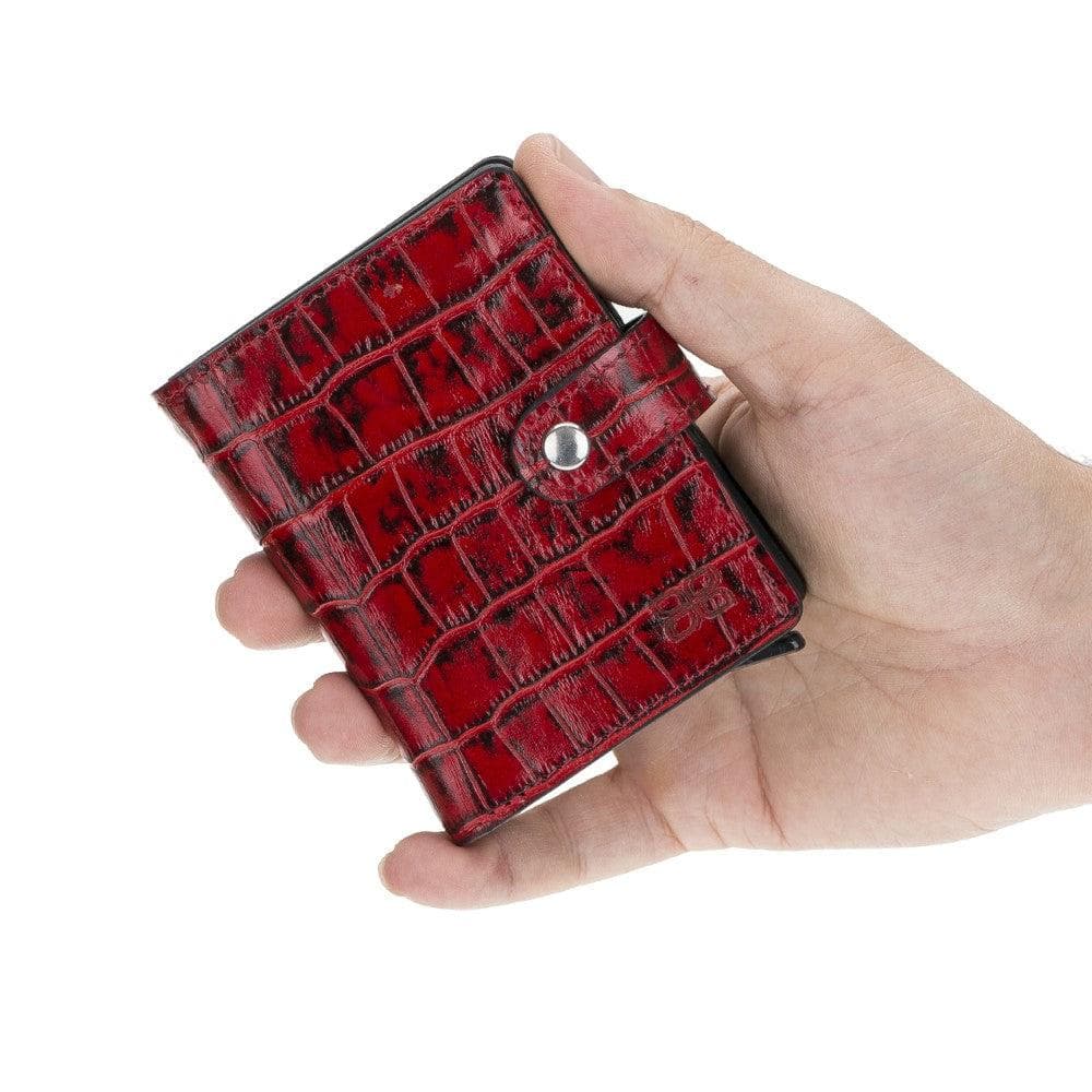 Bouletta Palermo Zip Mechanical Leather Card Holder