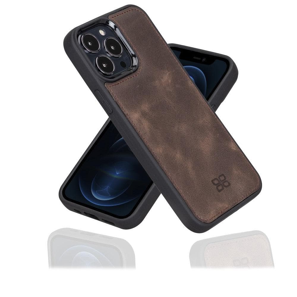 Bouletta Apple iPhone 13 Series Leather Case with Flexible Back Cover