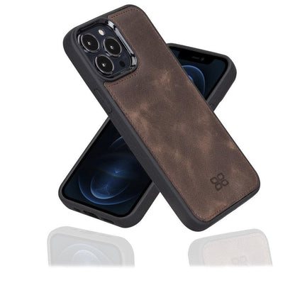 Bouletta Apple iPhone 13 Series Leather Case with Flexible Back Cover