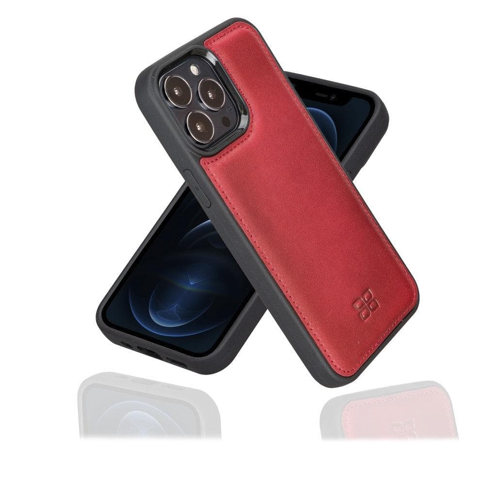 Bouletta Apple iPhone 13 Series Leather Case with Flexible Back Cover