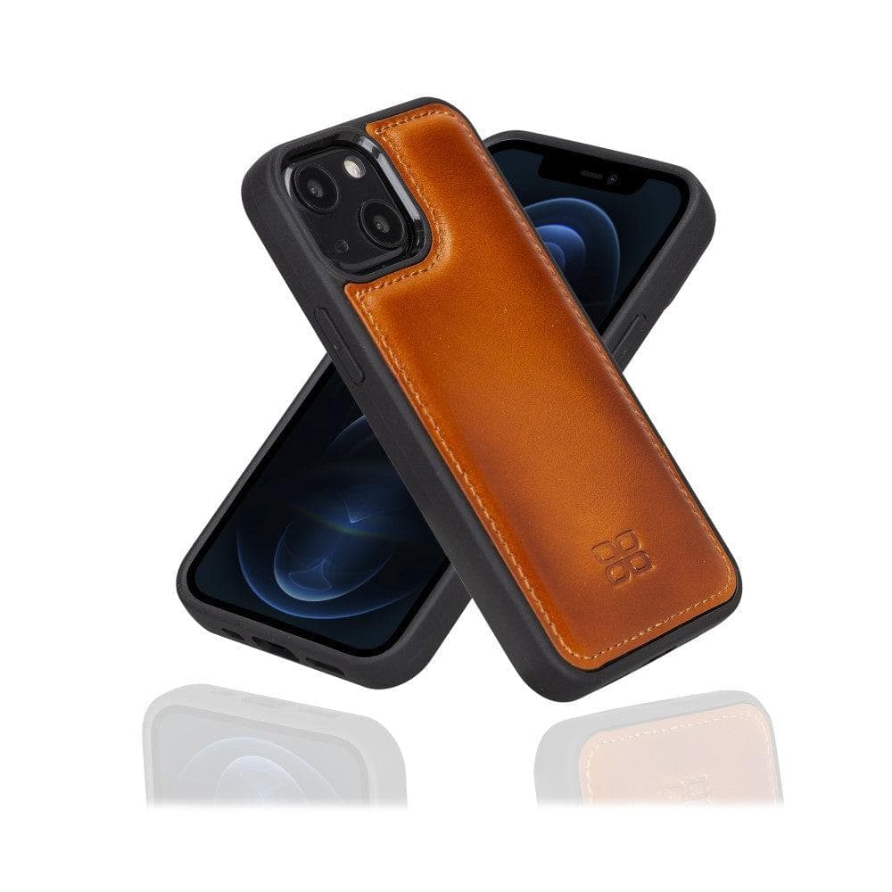 Bouletta Apple iPhone 13 Series Leather Case with Flexible Back Cover iPhone 13 Pro Max / Tan