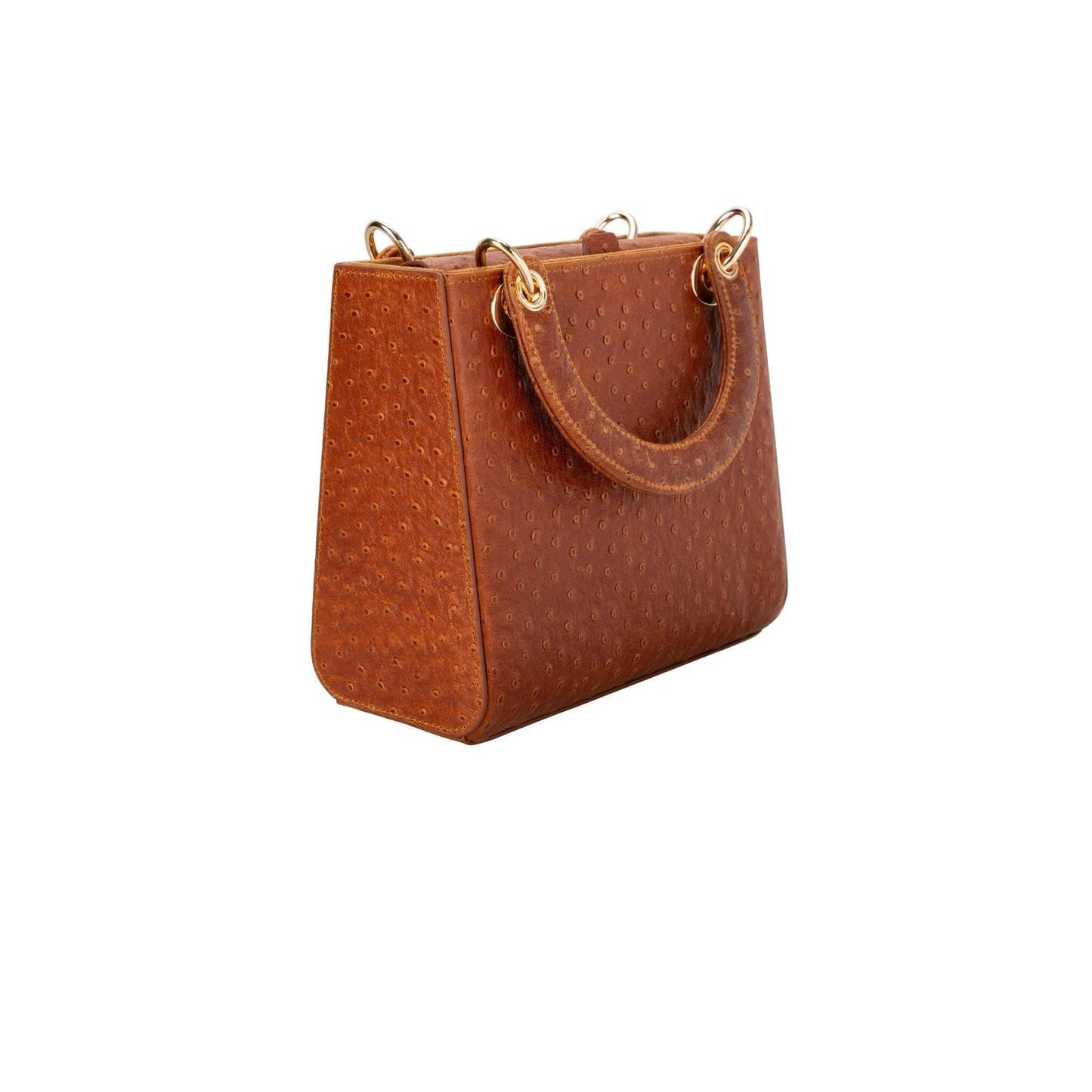 Bouletta Pinny Geniune Leather Women’s Bag Light Orange Ostrich