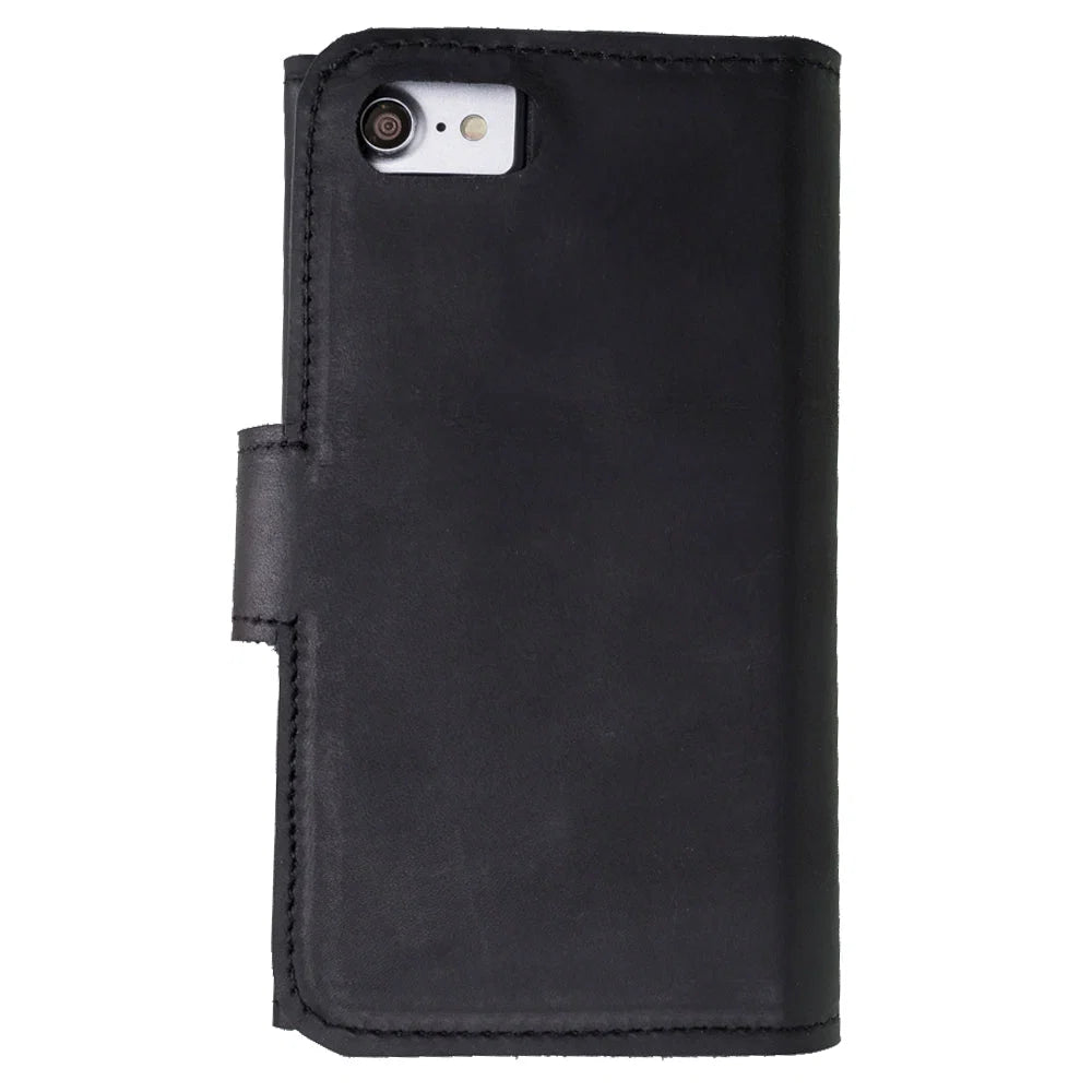 Santa iPhone SE / 8 / 7 Leather Detachable Wallet Case