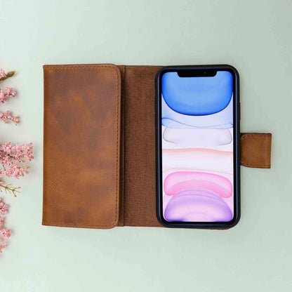 Santa iPhone 11 Pro Detachable Leather Wallet Case