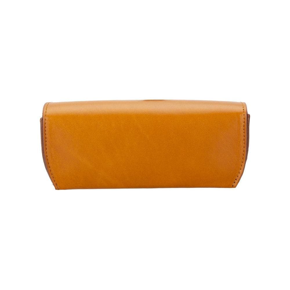 Roan Leather Glasses Case Black