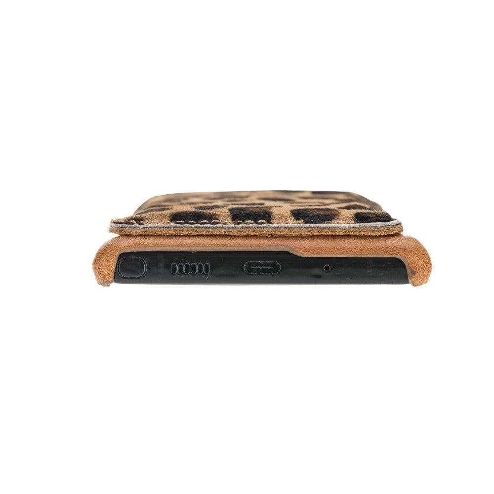 Bouletta Samsung Galaxy Note 10 Series Ultimate Jacket Cases with Detachable Card Holder Leopard-Pink