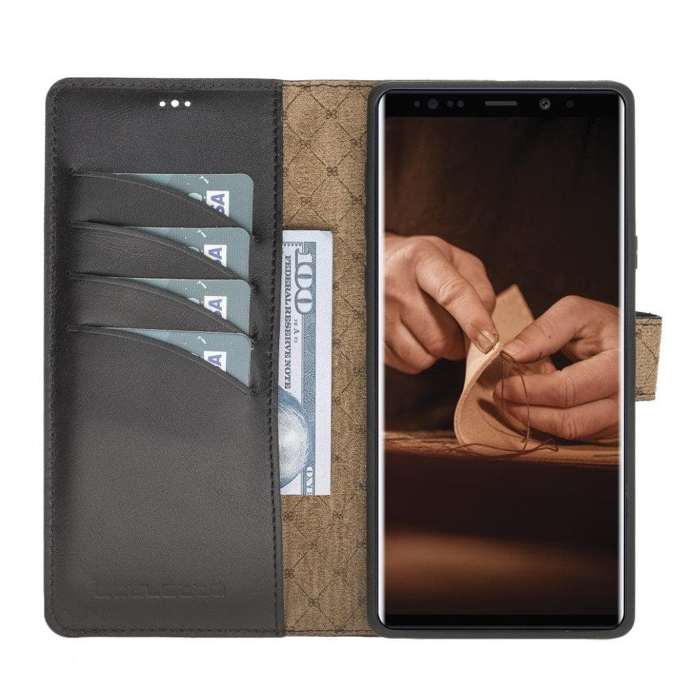 Bouletta Samsung Galaxy Note 9 Series Detachble Leather Magic Wallet Case Samsung Note 9 / Rustic Black