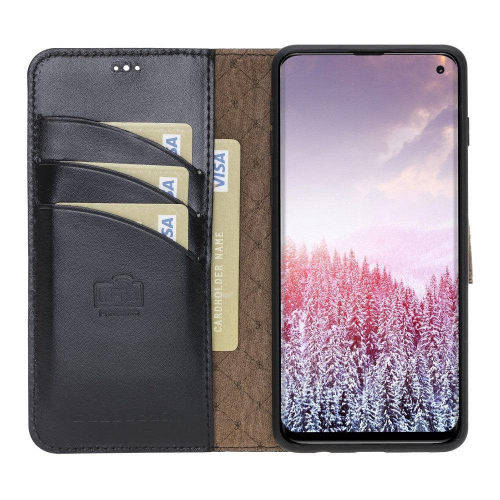Bouletta Samsung Galaxy S10 Series Magnetic Detachble Leather Wallet Case Cover