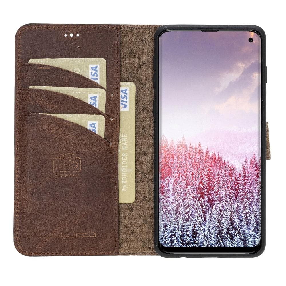 Bouletta Samsung Galaxy S10 Series Magnetic Detachble Leather Wallet Case Cover Samsung S10 / G2