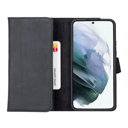 Santa Samsung Galaxy S22 Plus Detachable Leather Wallet Case