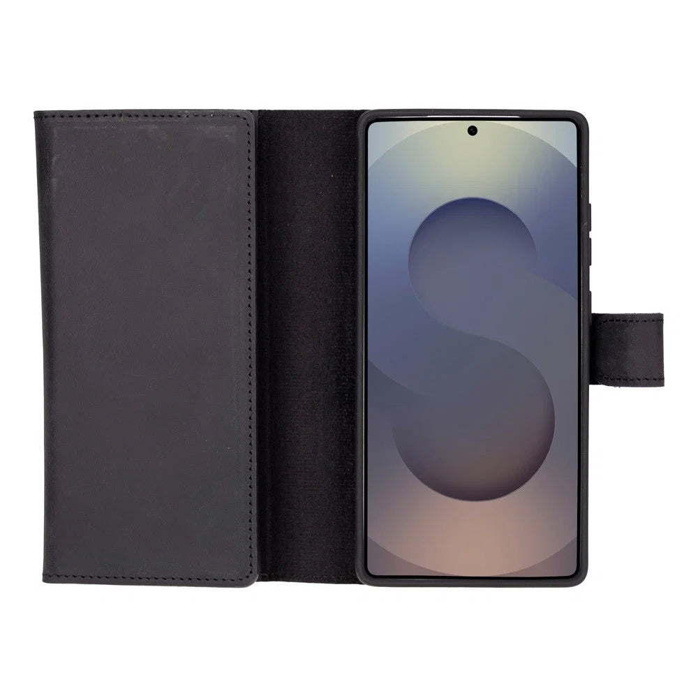 Santa Samsung Galaxy S25 Ultra Leather Detachable Wallet Case