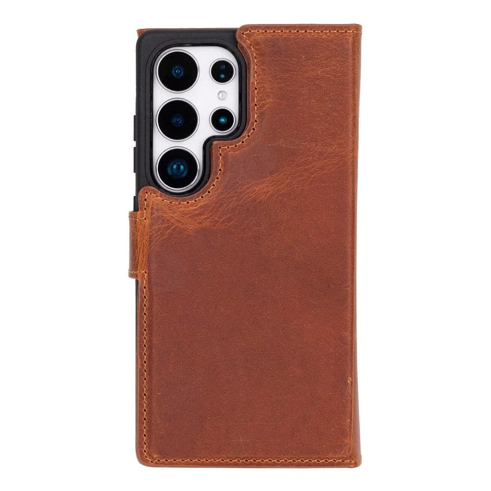 Santa Samsung Galaxy S25 Ultra Leather Detachable Wallet Case